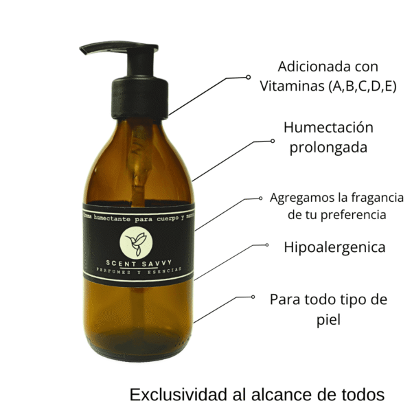 Crema con perfume para mujer