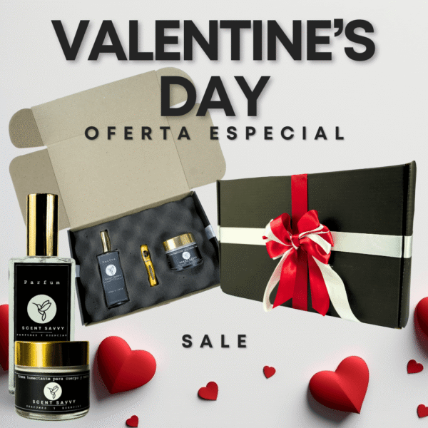 Oferta Febrero Kit de Perfume de HOMBRE para Regalo, Perfume,Crema y Perfumero