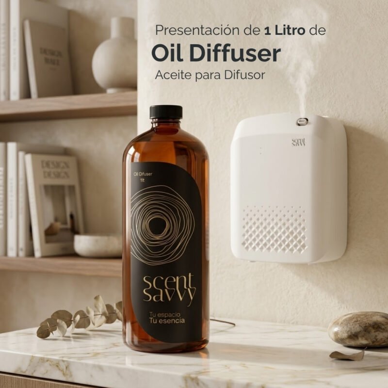 1 litro Oil Diffuser Oil Diffuser | Aceite para Difusor en Frio | Scent Savvy